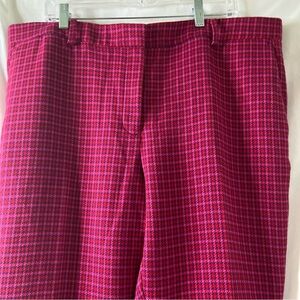 NWOT. Ann Taylor Sophia Wome Purple Pink Straight Leg Pants